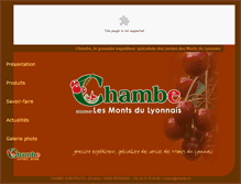 Tablet Screenshot of chambe.fr